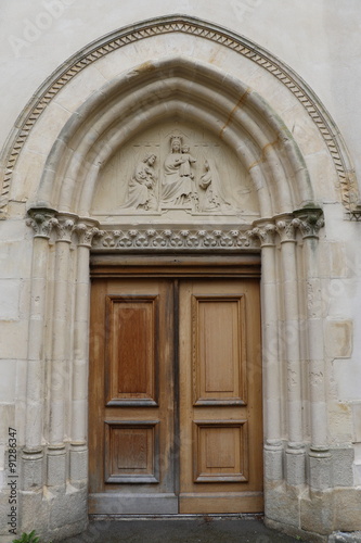 Détail de l'église Saint-Malo de Dinan © Hagen411