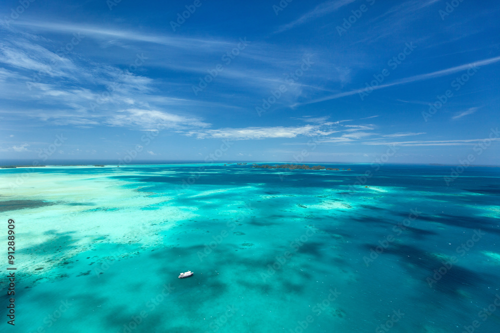 Obraz premium Palau islands from above