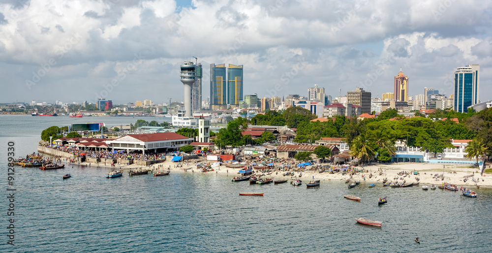 Panorama of Dar Es Salaam