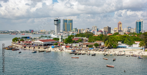 Panorama of Dar Es Salaam photo