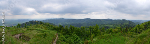 Góry Sowie - widoki z twierdzy "Srebrna Góra"