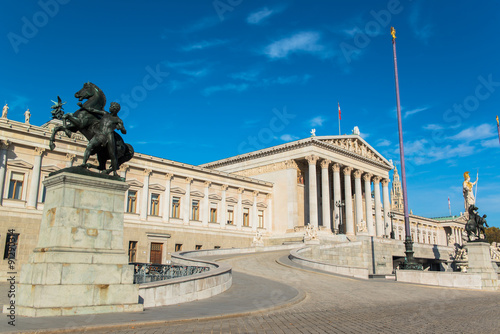Photography Austrian Parliament in Vienna