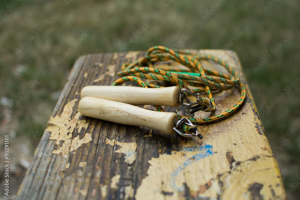 Bench jump rope sale