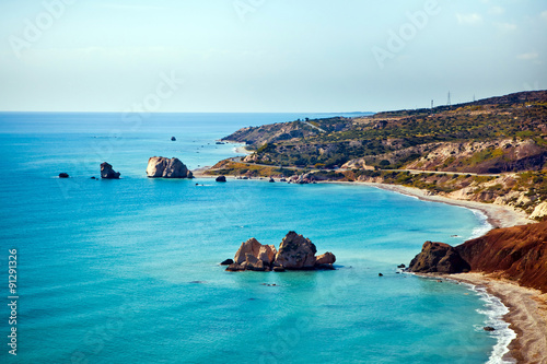 Aphrodite's birthplace in Paphos, Cyprus photo