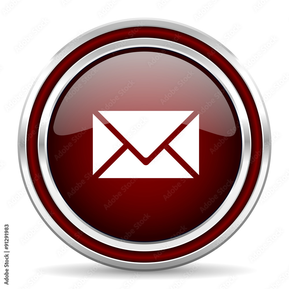 email red glossy web icon email red glossy web icon