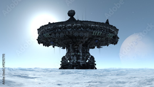 Fototapeta Naklejka Na Ścianę i Meble -  宇宙ステーション