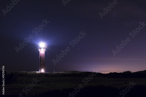 Lighthouse at night