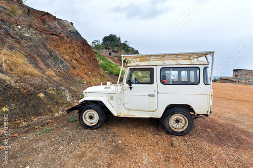 old car off road