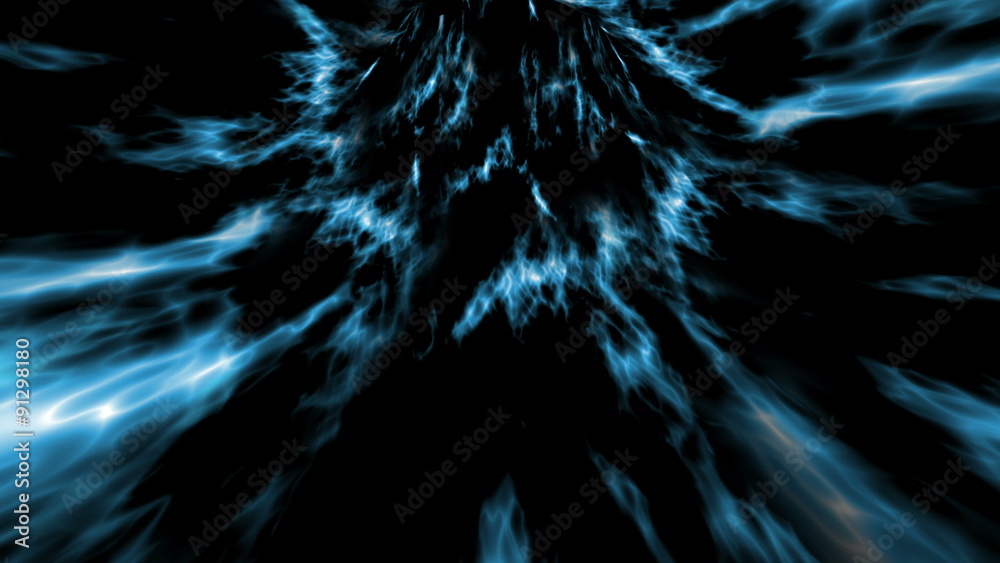 Vortex 002: A vortex tunnel of streaming plasma (Loop).