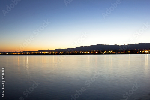 Sunrise over Lake Havasu City Arizona