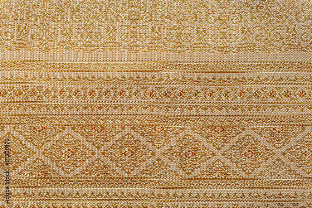 Thai silk fabric pattern