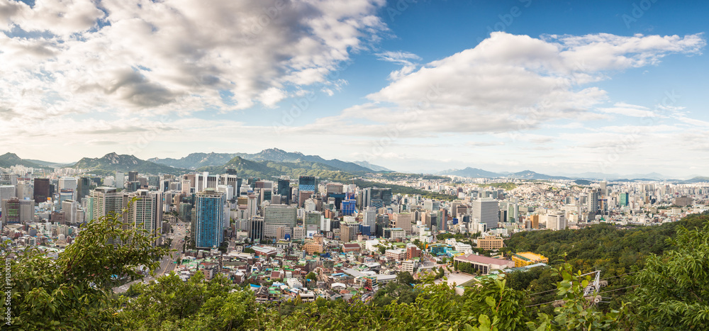 Obraz premium Seoul Panorama