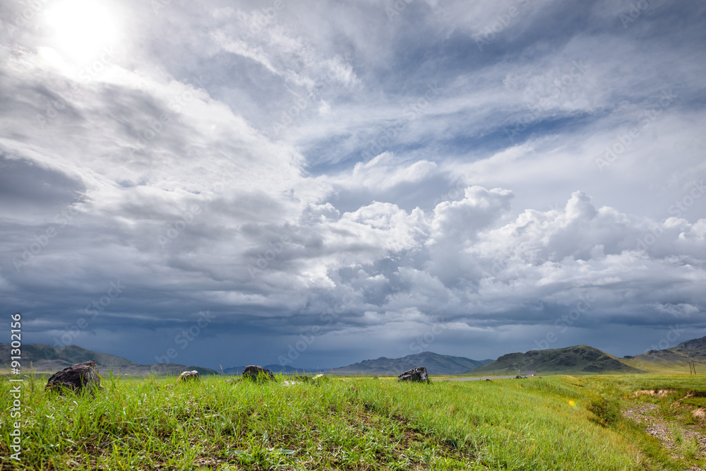 summer mountain landscape