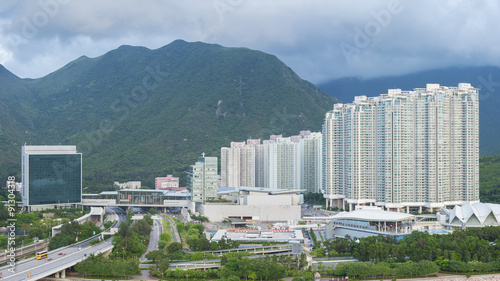 Residential district of Hong Kong City