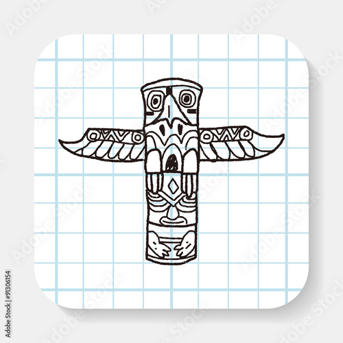 Totem Pole doodle