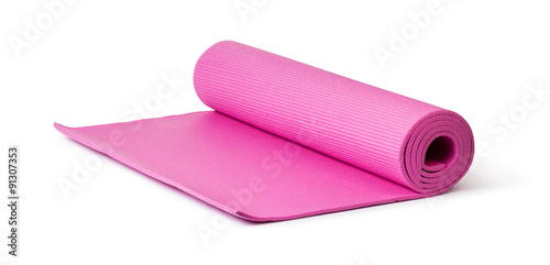 Pink Yoga Mat photo