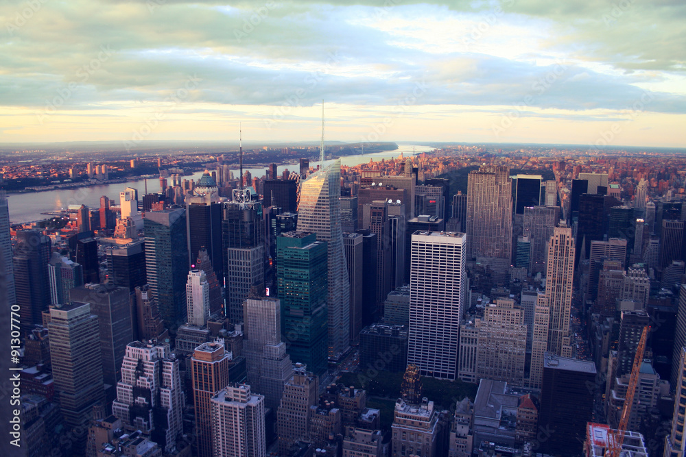 Naklejka premium new york city