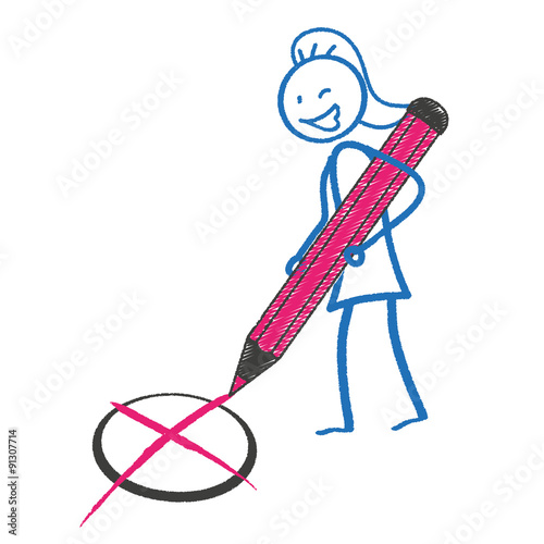 Stickwoman Pen Vote