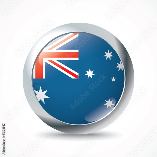 Free Download Australia flag button - GFXLoad