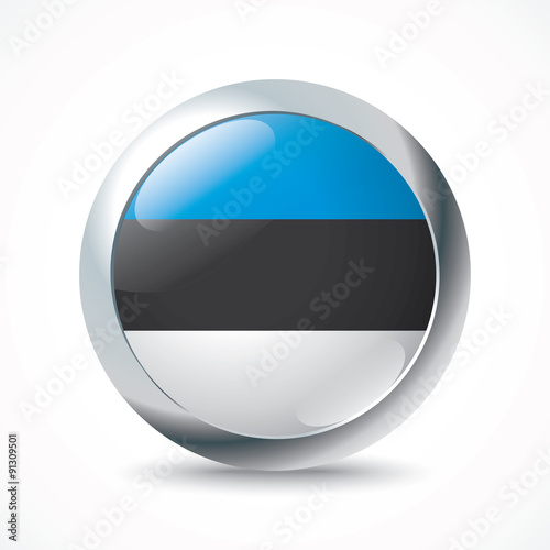Estonia flag button Free Download Estonia flag button - GFXLoad