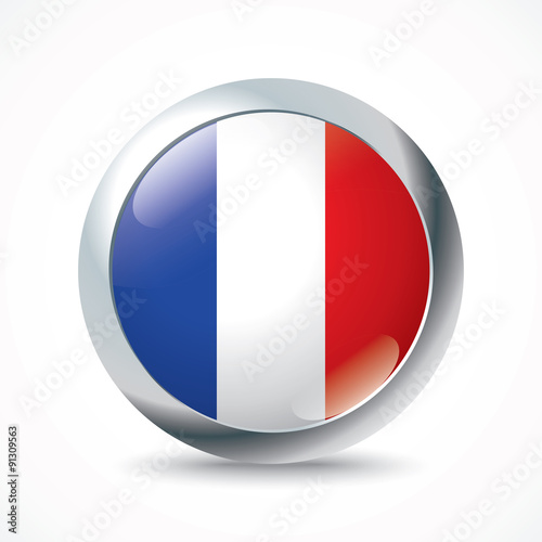 France flag button Free Download France flag button - GFXLoad