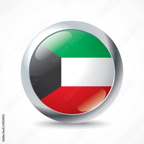 Kuwait flag button Free Download Kuwait flag button - GFXLoad