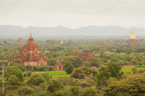 Ancient pagodas in Bagan Mandalay, Myanmar