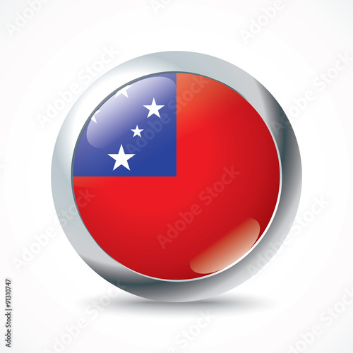 Free Download Samoa flag button - GFXLoad
