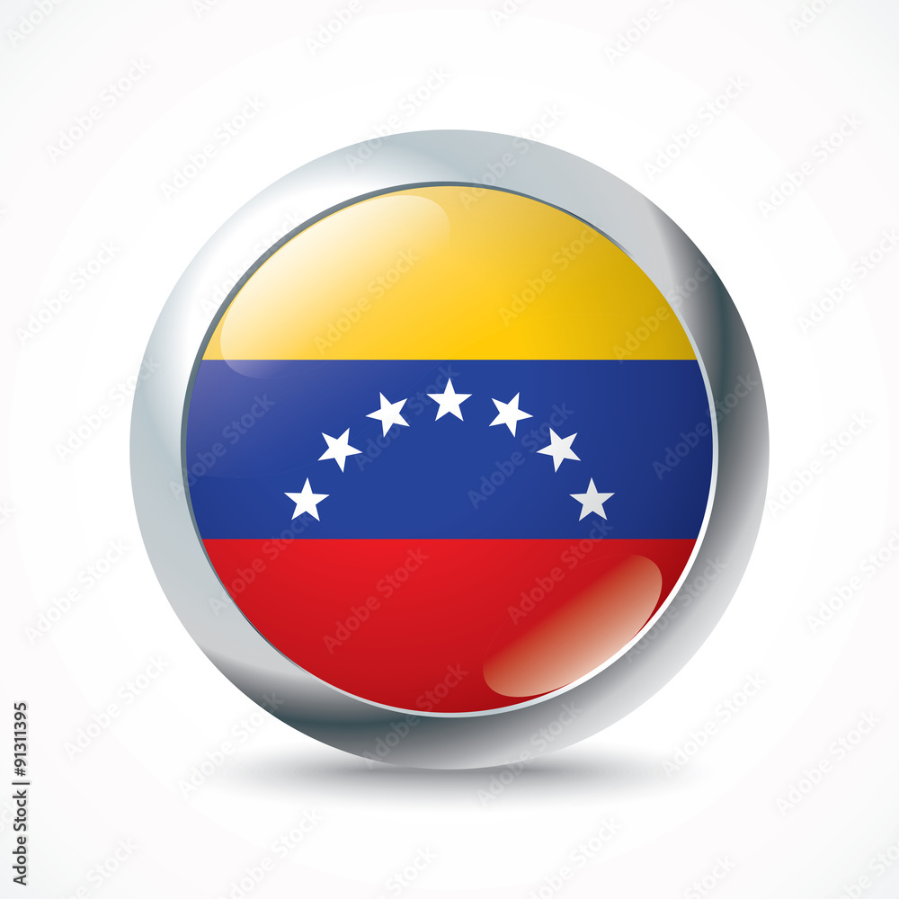 Venezuela flag button