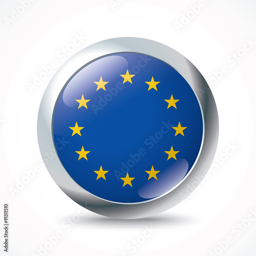 European Union flag button