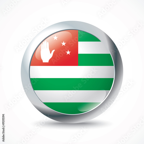 Abkhazia flag button