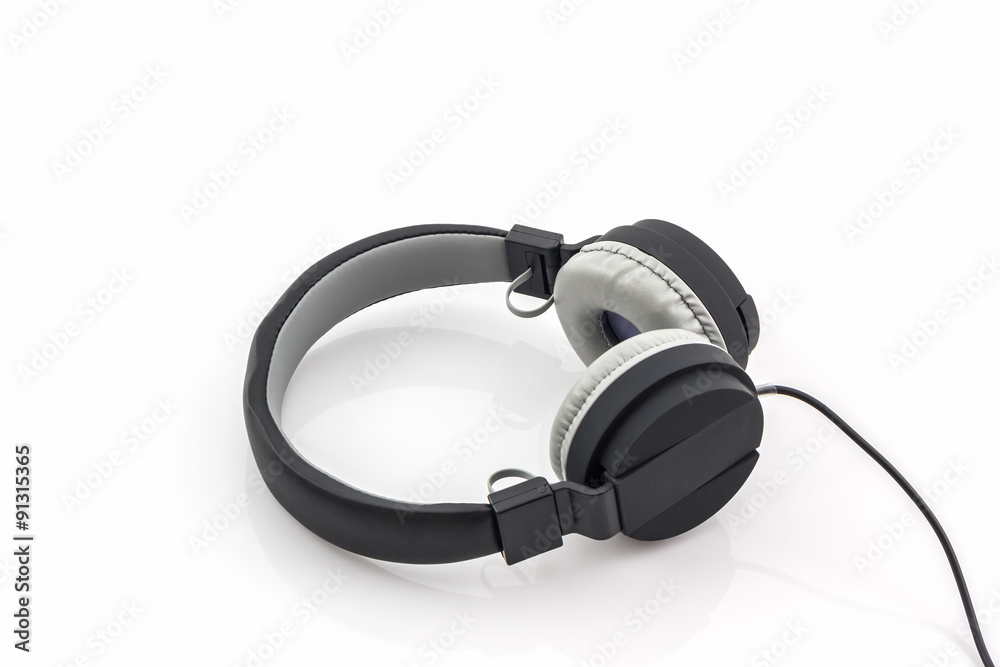 Black Headphones. Black Headphones.
