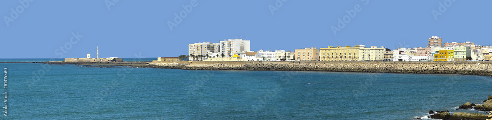 Panorámica de Cádiz. Andalucía. España