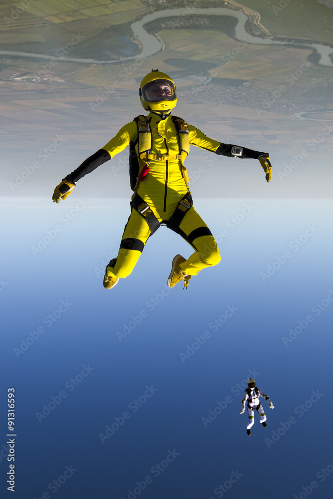 Obraz premium Skydiving photo.