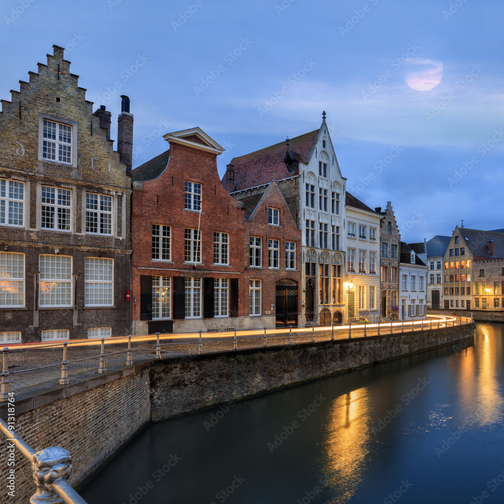 Bruges historical pitched roofs and spiers Bruges historical pitched roofs and spiers