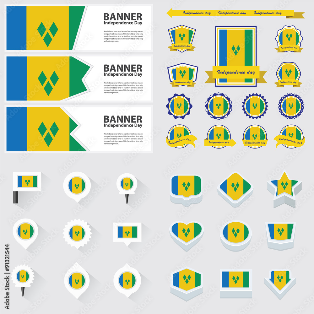 st vincent & the grenadines independence day, infographic, and l