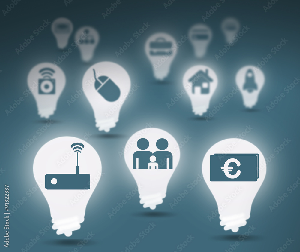 Background image with icons Background image with icons