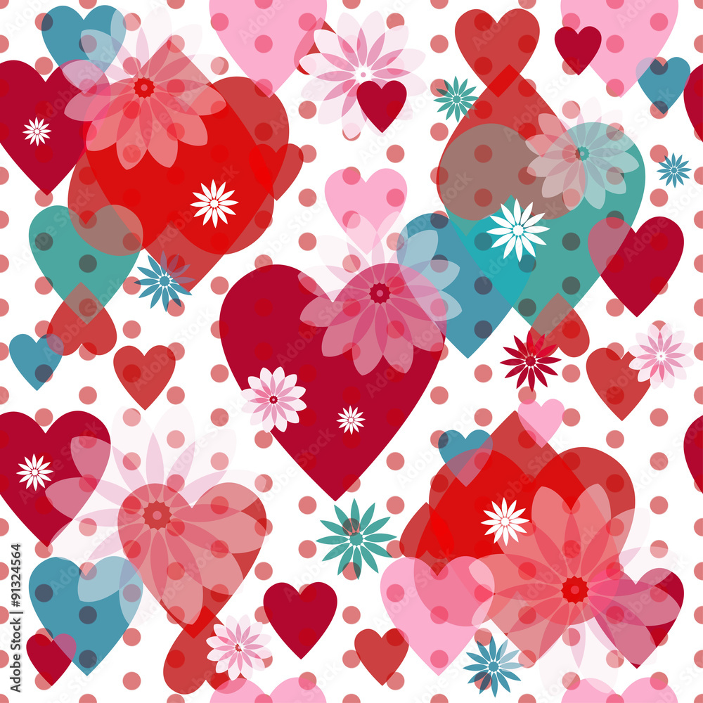 Seamless valentine pattern Seamless valentine pattern