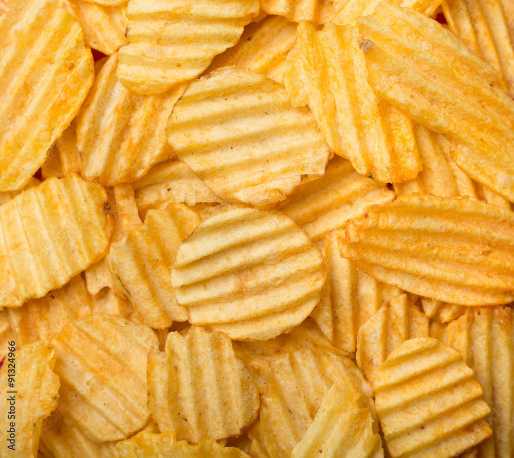 Potato chips. Potato chips.