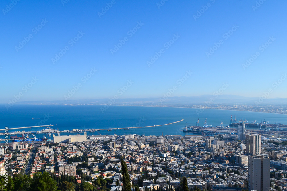 beauty view of Haifa
