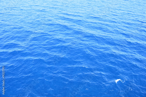 Pleine mer entre la Crète et Santorin