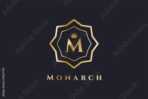 Royal logo vector template hotel