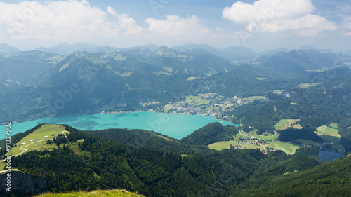 Lake and Mountains - Summer Landscape