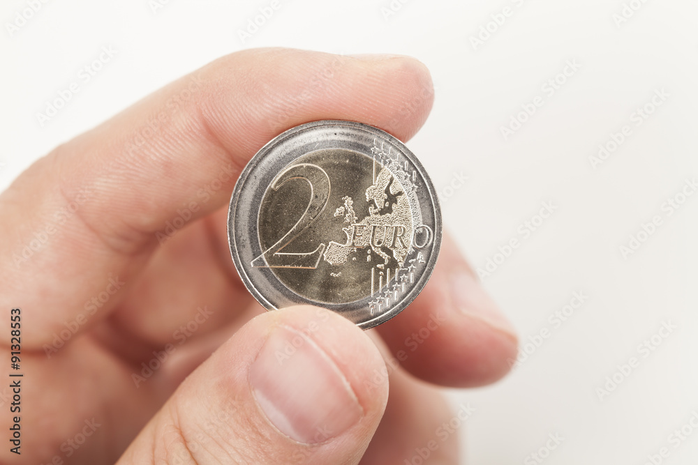 Zwei Euro Münze
