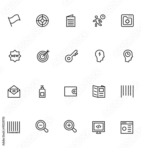 Productivity and Development Vector Icons 1