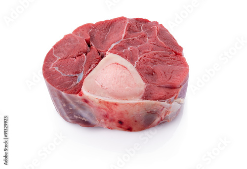 Sliced beef shank
Raw veal shank for making OssoBuco