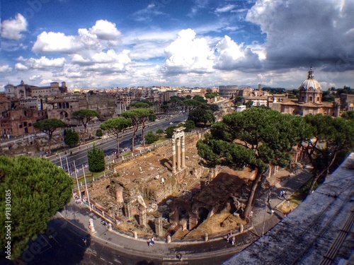Canvas Print roman forum