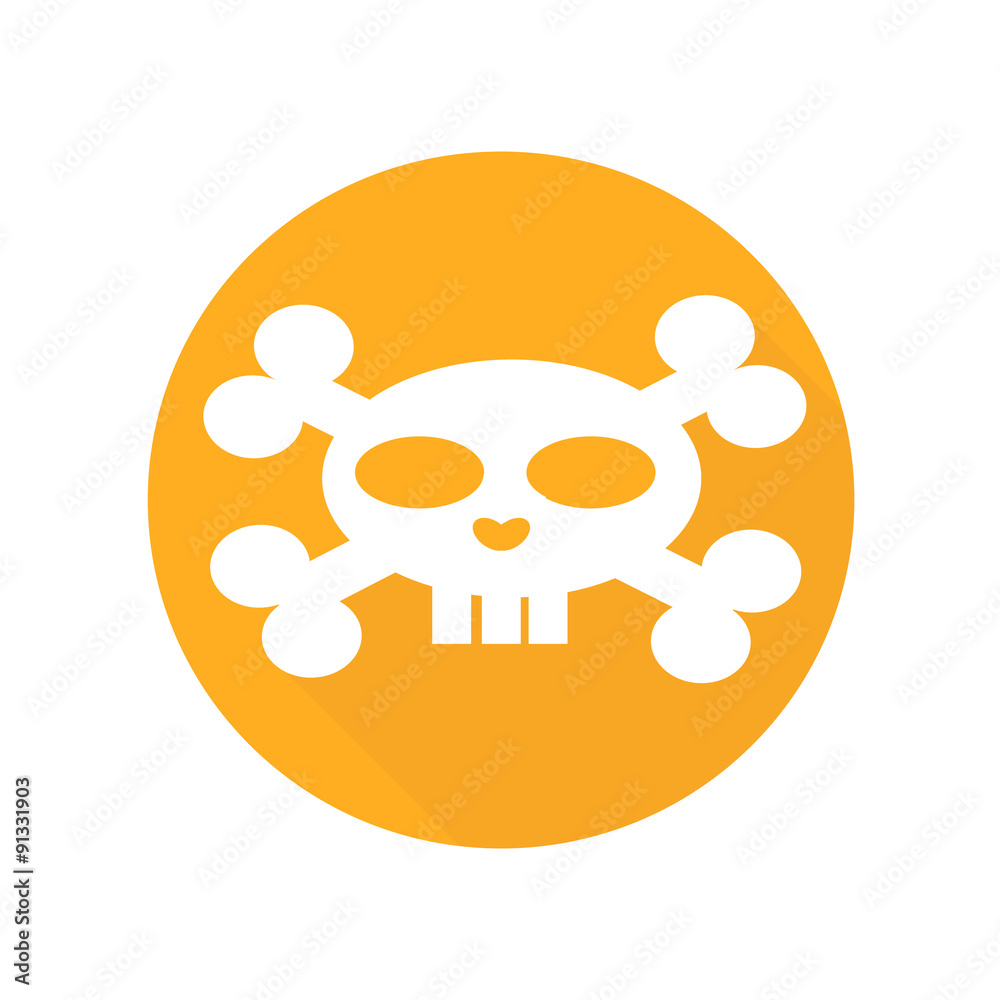 Naklejka premium Scull icon