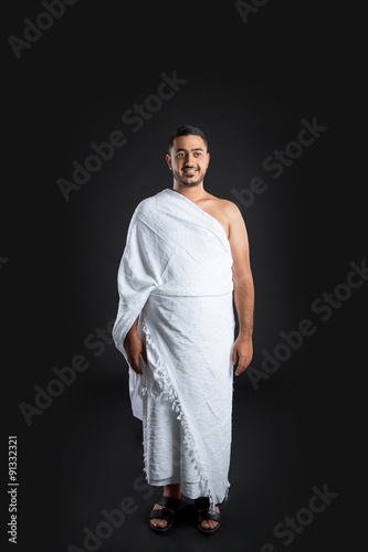 Bild auf Leinwand Portrait of Hajj pilgrim.