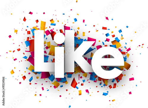Fotografía Like sign.